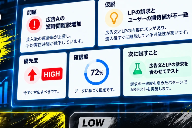 AI分析画面